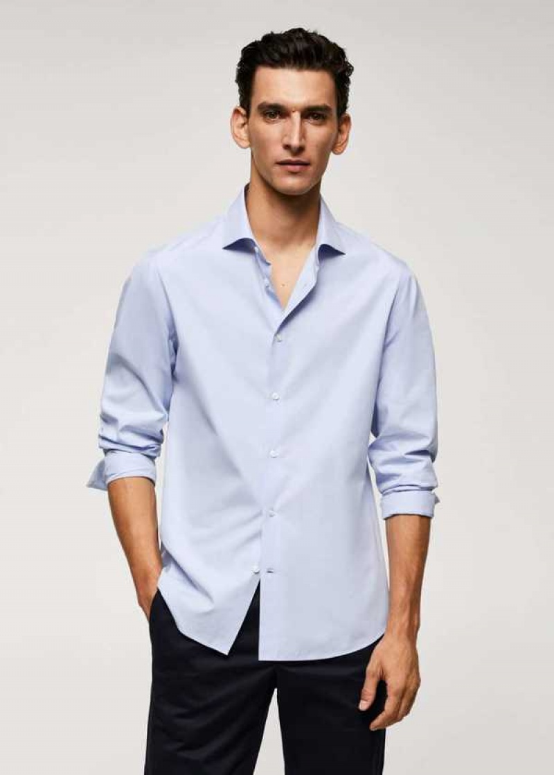 Mango 100% Bavlněné Slim Fit Shirt | MNG-22115