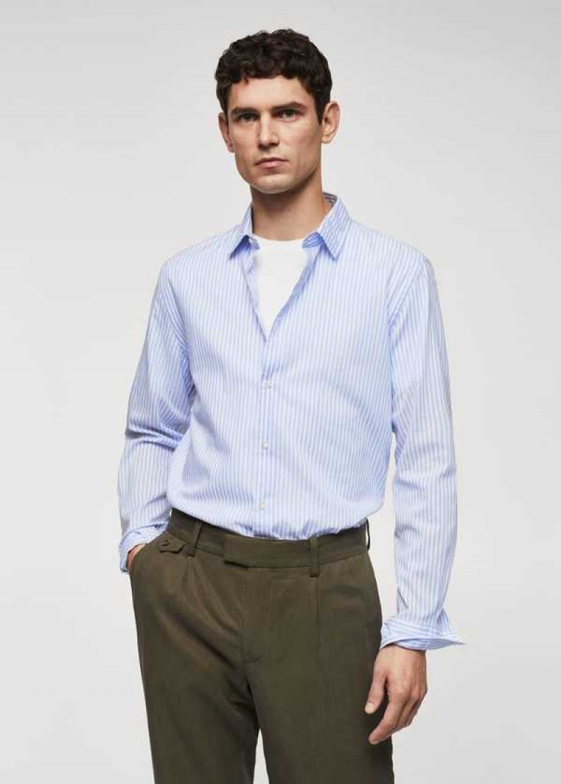 Mango 100% Bavlněné Slim Fit Shirt | MNG-22173