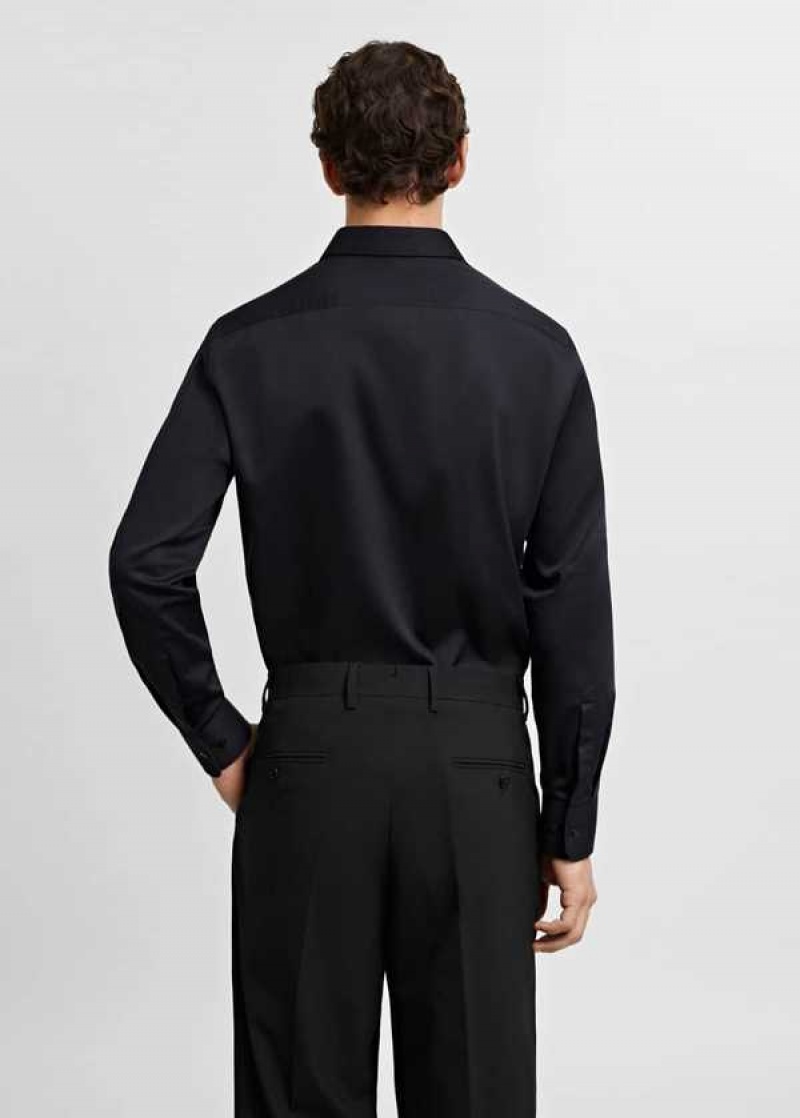 Mango 100% Bavlněné Slim-fit Suit Shirt | MNG-22271