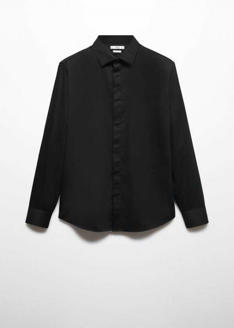 Mango 100% Bavlněné Slim-fit Suit Shirt | MNG-22271