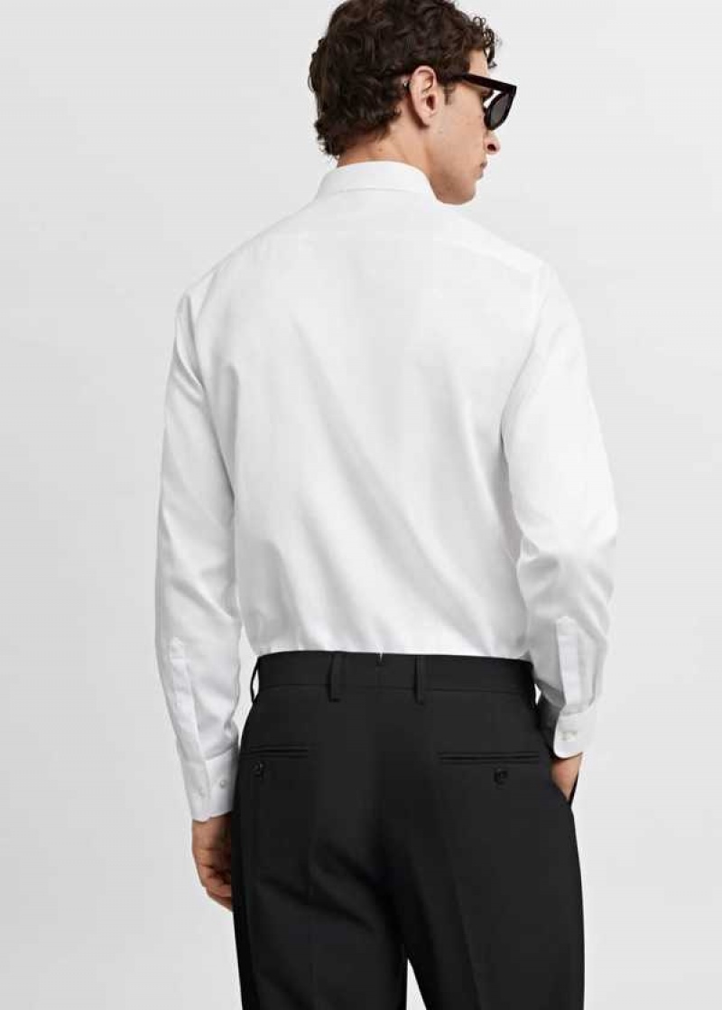 Mango 100% Bavlněné Slim-fit Suit Shirt | MNG-22252