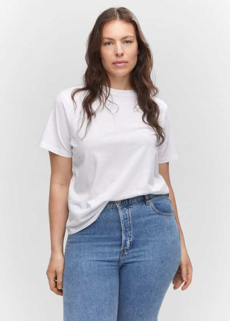 Mango 100% Bavlněné T-shirt | MNG-24928