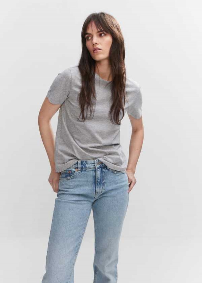 Mango 100% Bavlněné T-shirt | MNG-25082