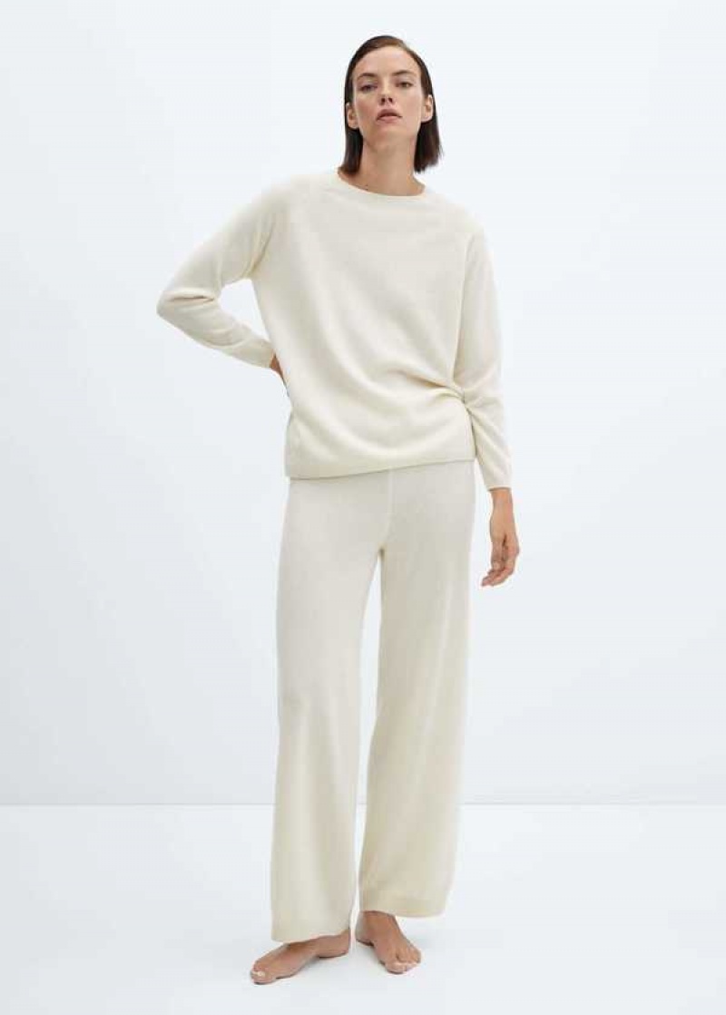 Mango 100% Cashmere Round-neck Svetrové | MNG-23728