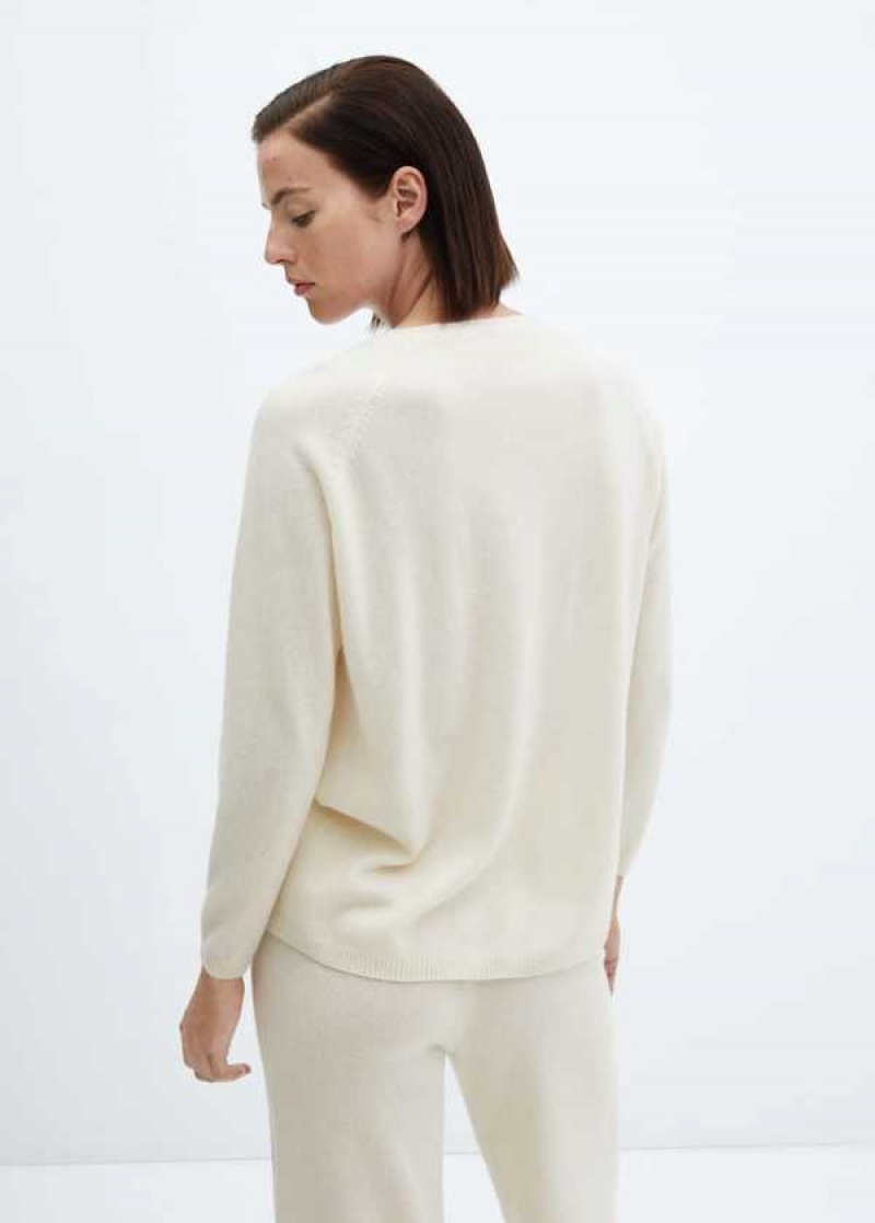 Mango 100% Cashmere Round-neck Svetrové | MNG-23728