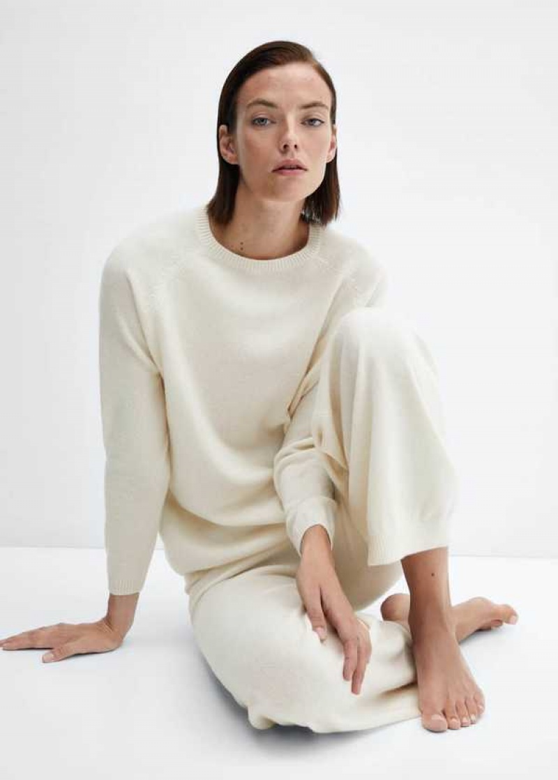 Mango 100% Cashmere Round-neck Svetrové | MNG-23728