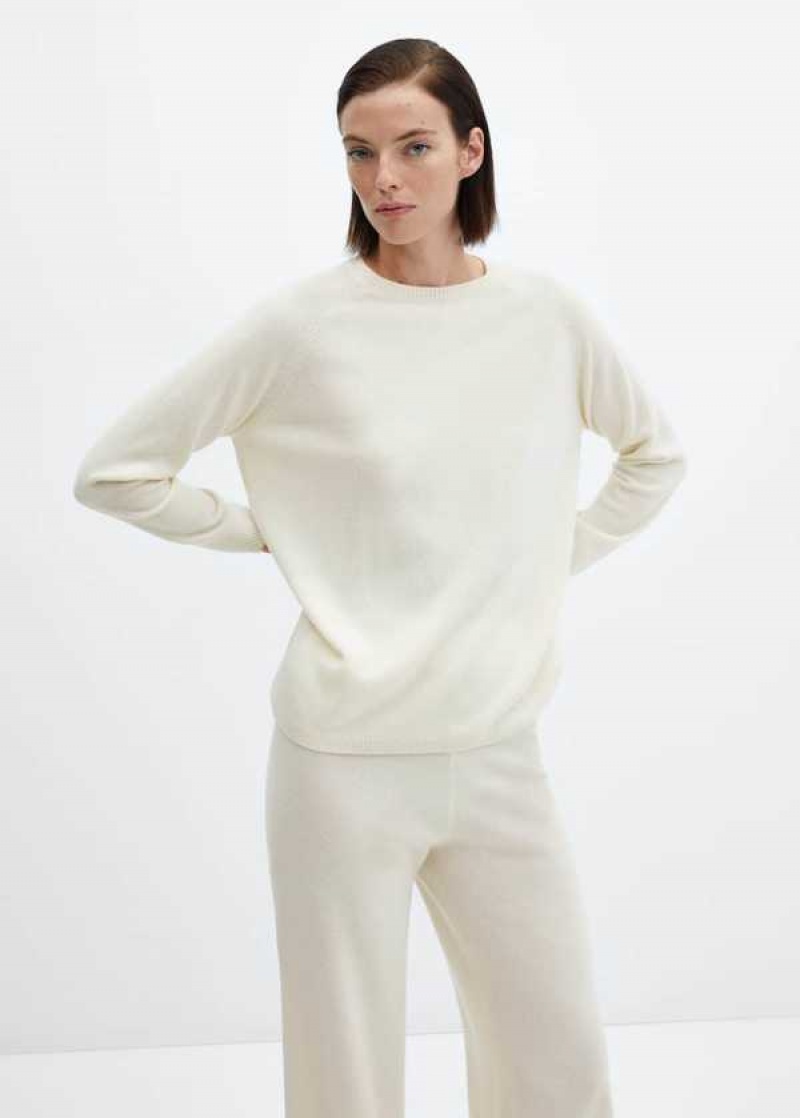 Mango 100% Cashmere Round-neck Svetrové | MNG-23728