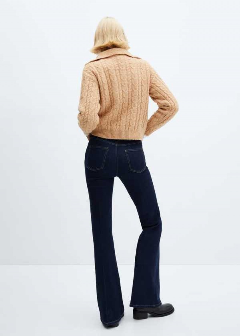 Mango 100% Cashmere Turtleneck Svetrové | MNG-25632