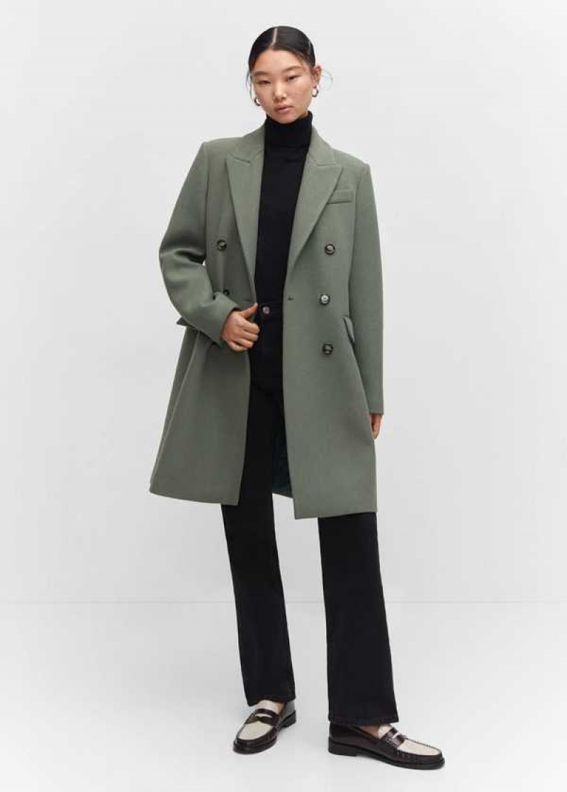 Mango 100% Læder Trench Coat | MNG-26393