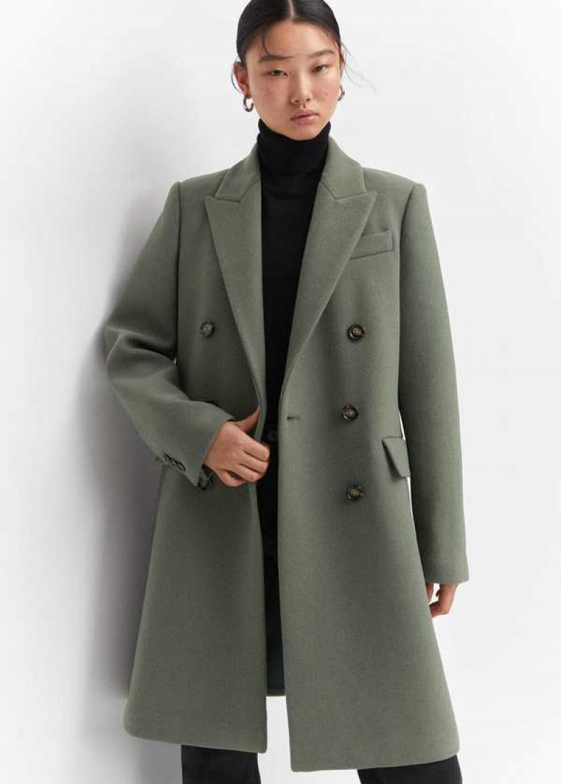 Mango 100% Læder Trench Coat | MNG-26393