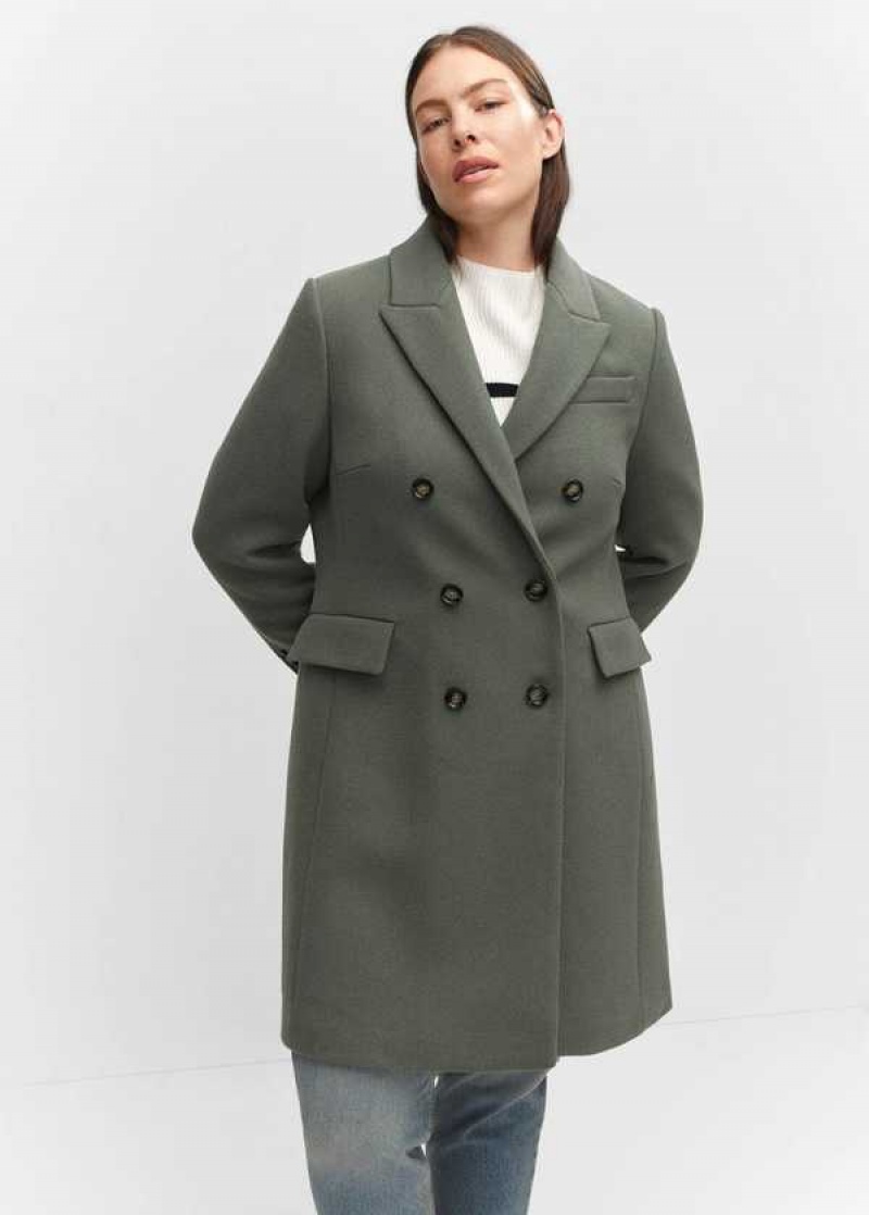 Mango 100% Læder Trench Coat | MNG-26393