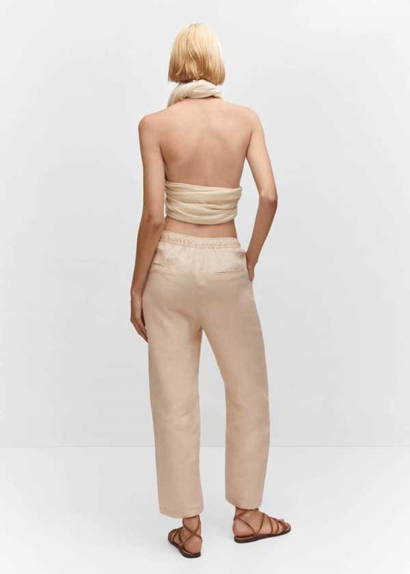 Mango 100% Linen Pants | MNG-24315