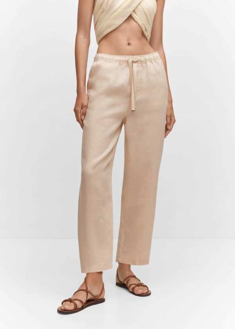 Mango 100% Linen Pants | MNG-24315