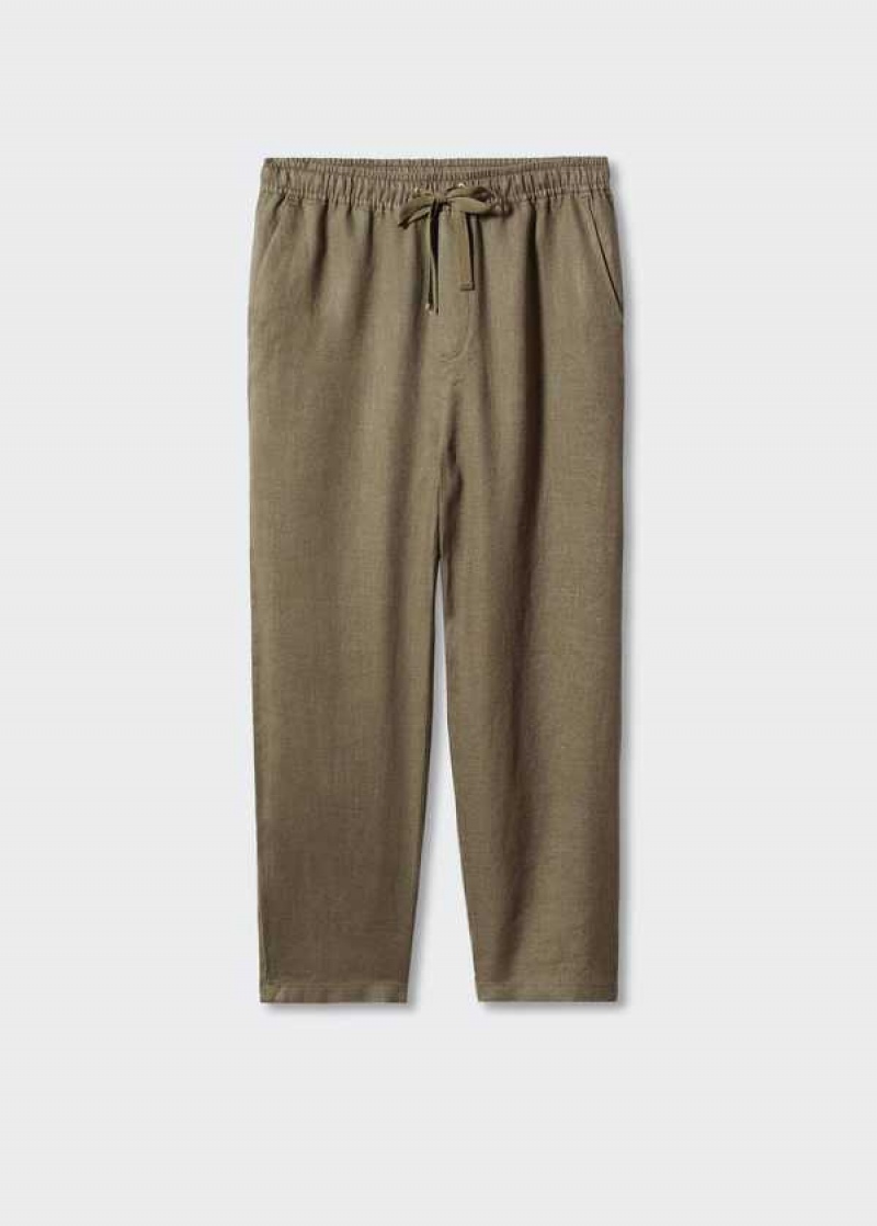 Mango 100% Linen Pants | MNG-24512