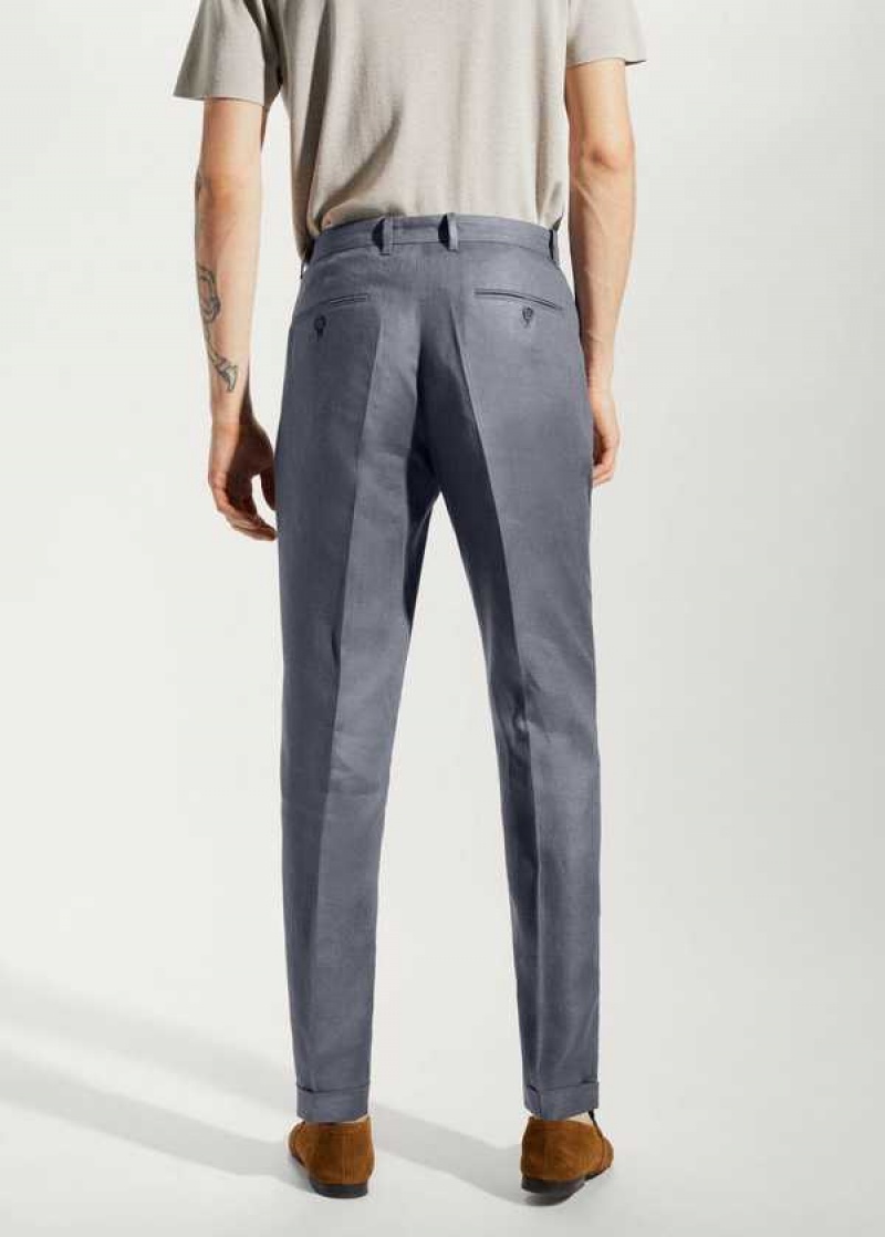 Mango 100% Linen Regular-fit Pants | MNG-22358