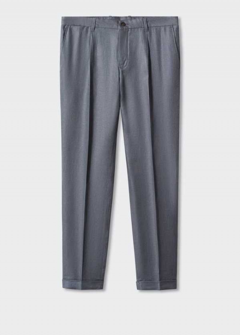 Mango 100% Linen Regular-fit Pants | MNG-22358