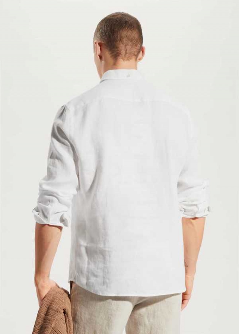 Mango 100% Linen Slim-fit Shirt | MNG-22029