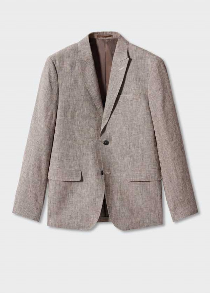 Mango 100% Linen Suit Blazer | MNG-21379