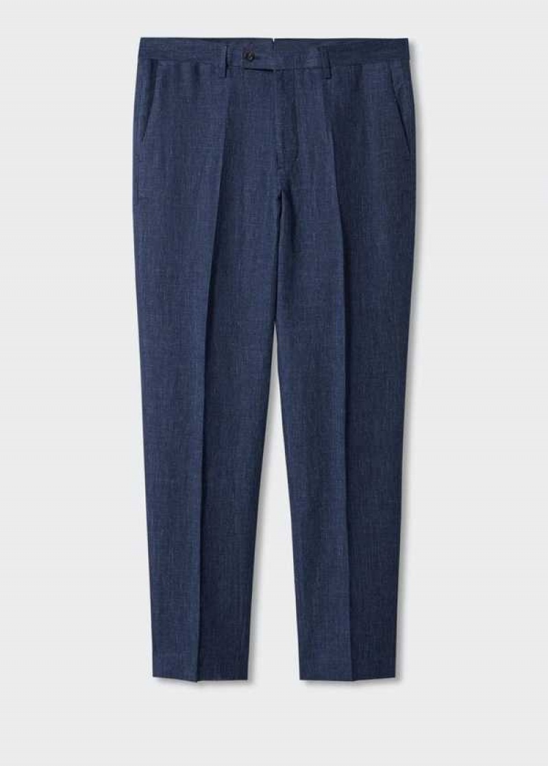 Mango 100% Linen Suit Trousers | MNG-22340