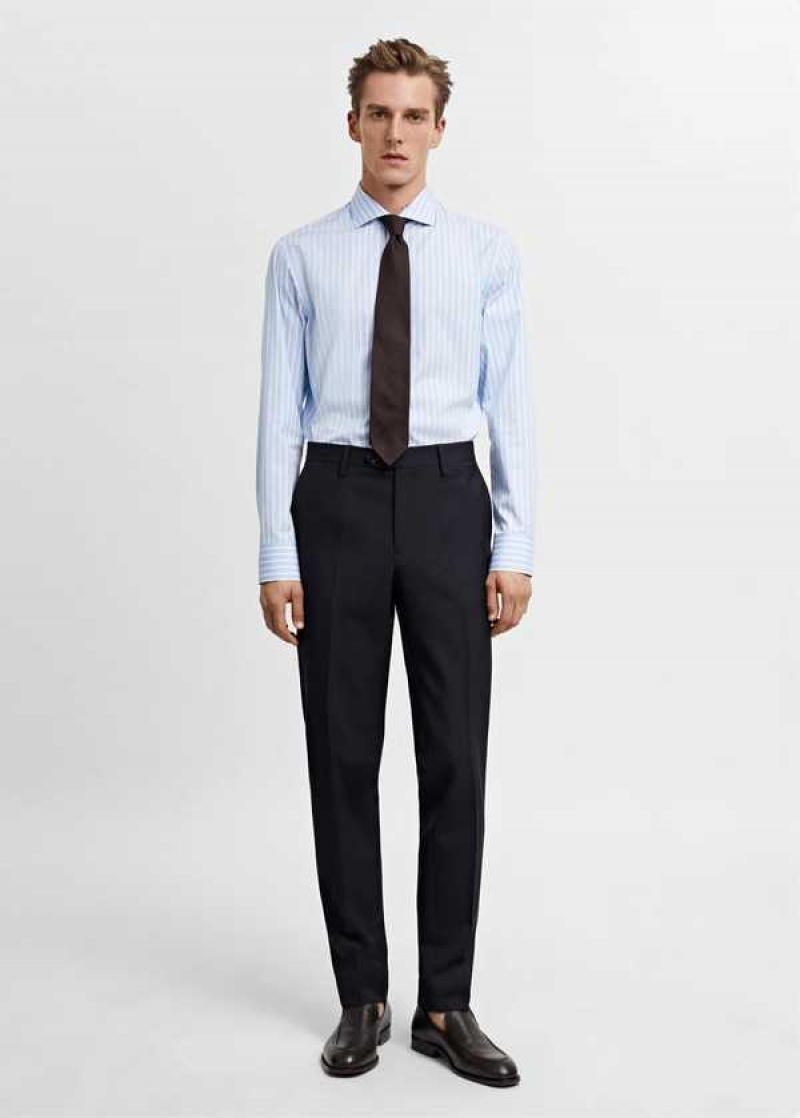 Mango 100% Virgin Vlna Suit Pants | MNG-22410