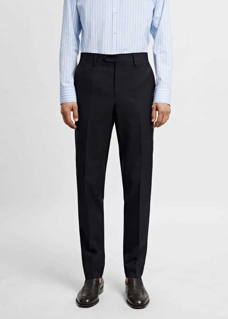 Mango 100% Virgin Vlna Suit Pants | MNG-22410