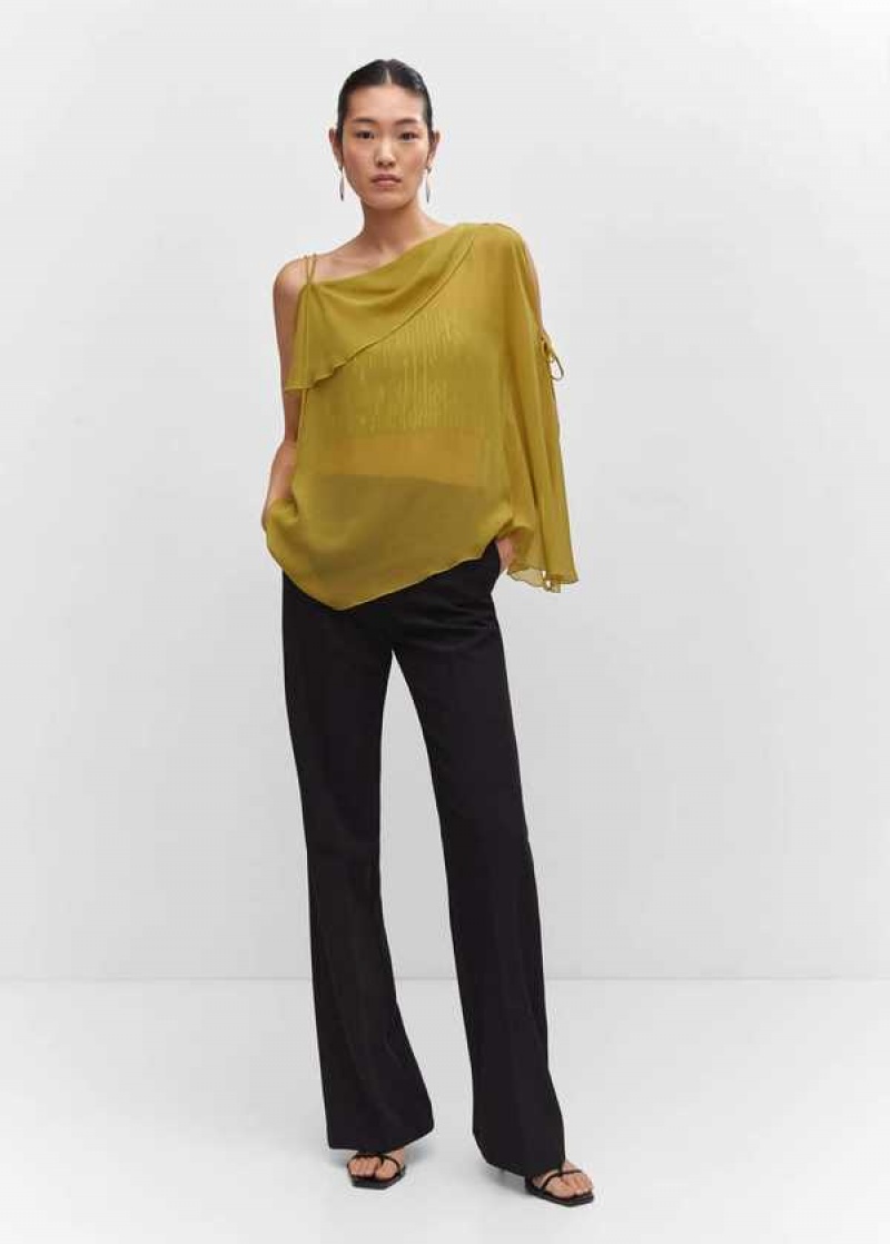 Mango Asymmetrical Oversized Blouse | MNG-25488