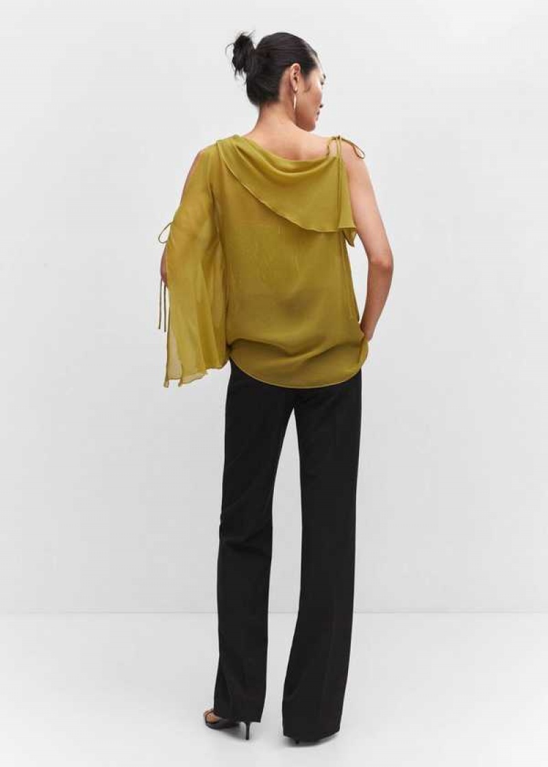 Mango Asymmetrical Oversized Blouse | MNG-25488