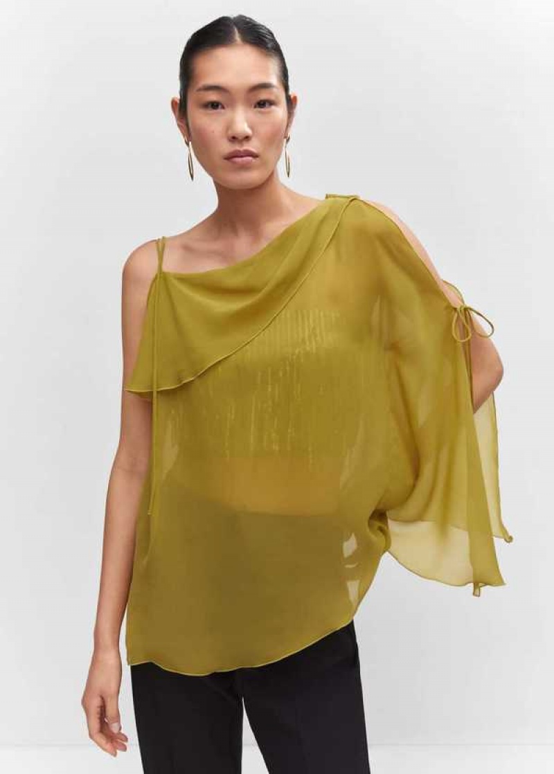 Mango Asymmetrical Oversized Blouse | MNG-25488