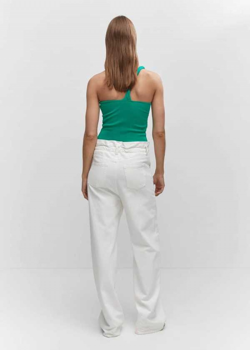 Mango Asymmetrical-neck Pletené Top | MNG-24749