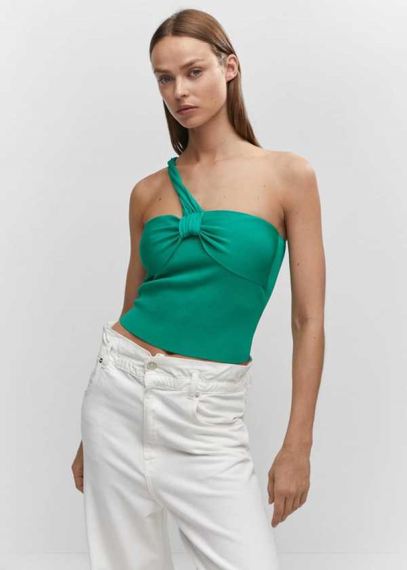 Mango Asymmetrical-neck Pletené Top | MNG-24749