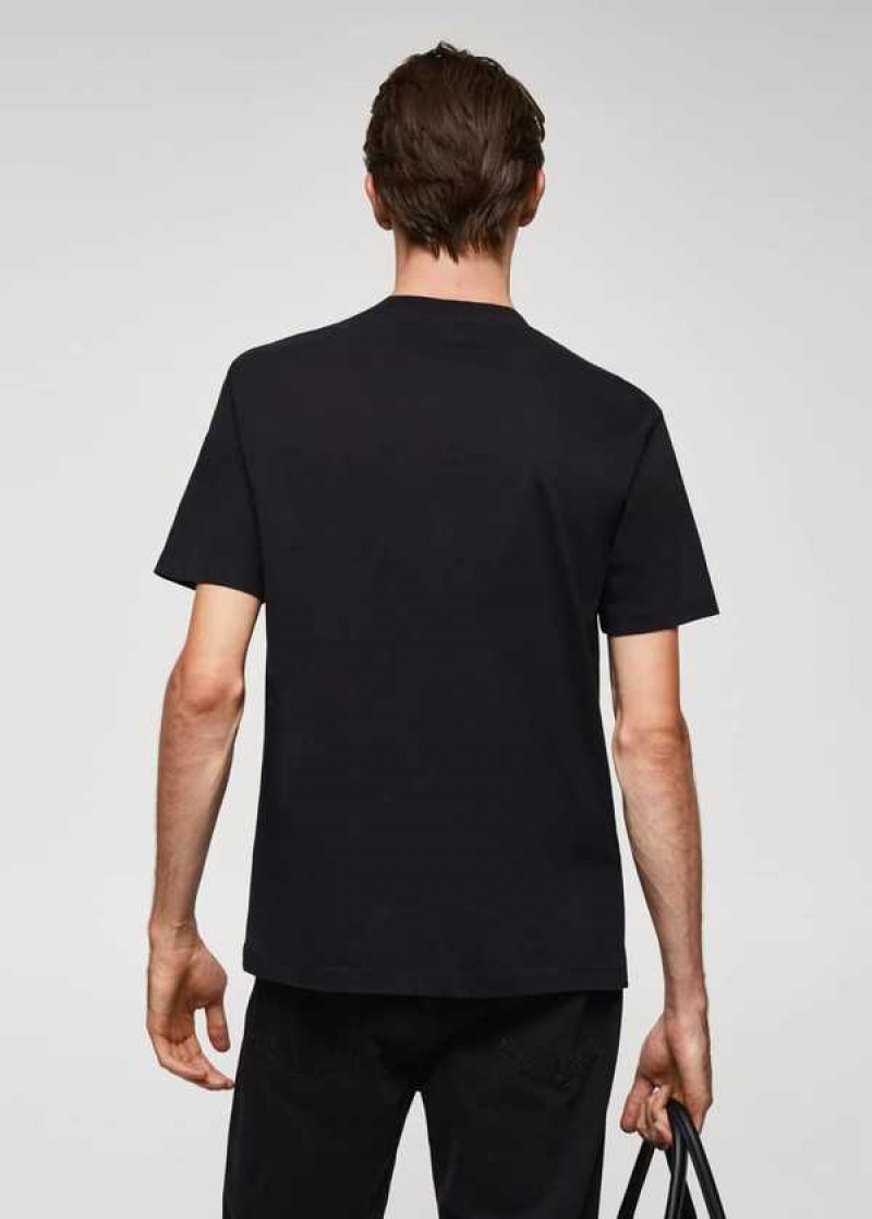 Mango Basic 100% Bavlněné T-shirt | MNG-21553