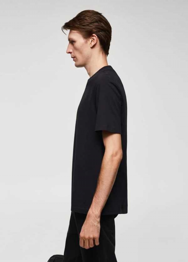 Mango Basic 100% Bavlněné T-shirt | MNG-21553