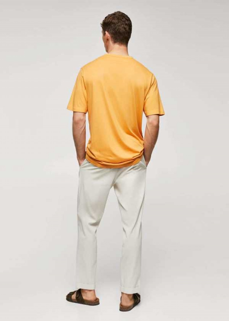 Mango Basic Mercerized Lehké Shirt | MNG-21620