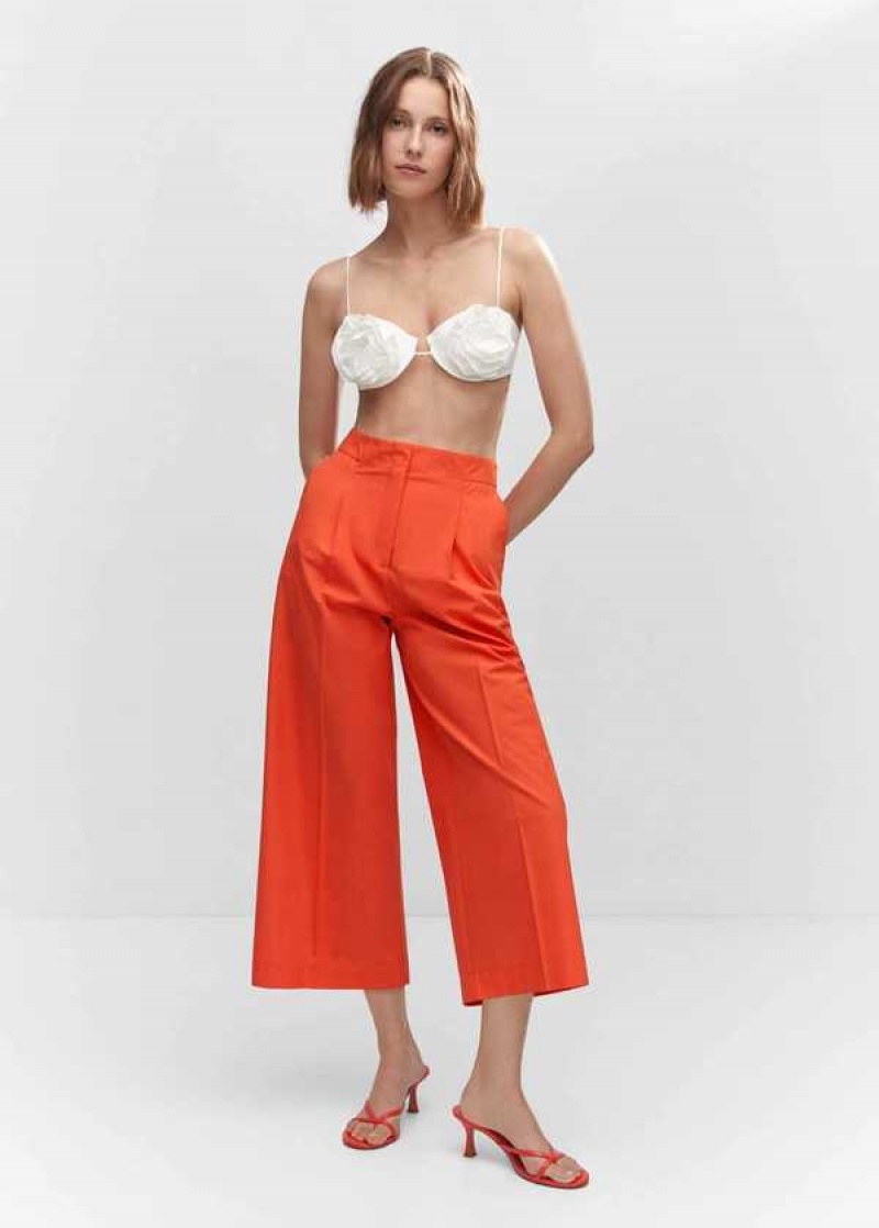 Mango Bavlněné Culotte Trousers | MNG-24411