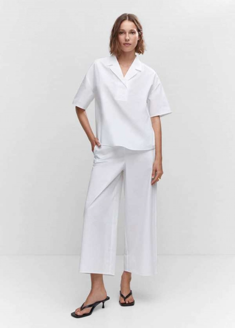 Mango Bavlněné Culotte Trousers | MNG-24426