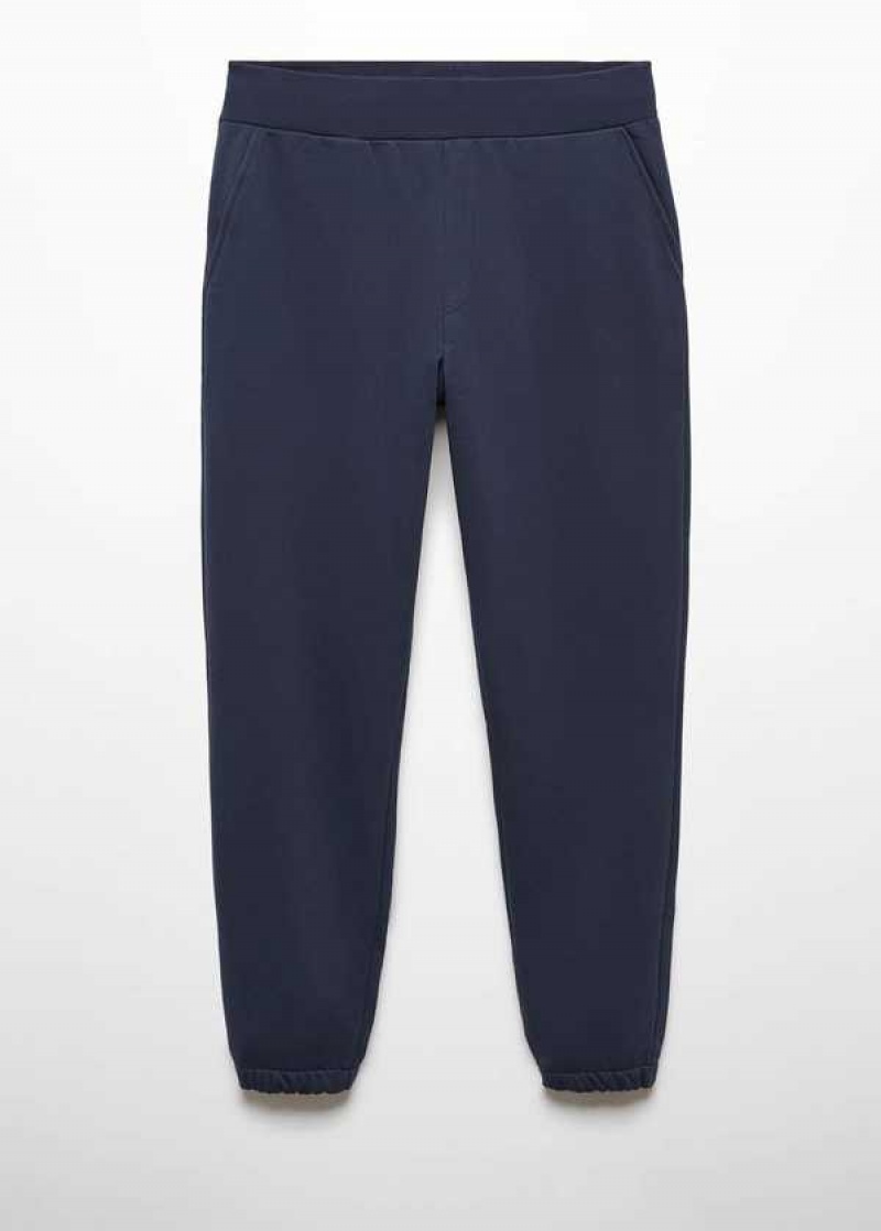 Mango Bavlněné Jogger-style Trousers | MNG-22495