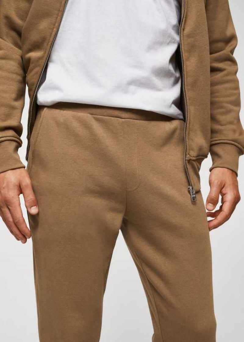 Mango Bavlněné Jogger-style Trousers | MNG-22325