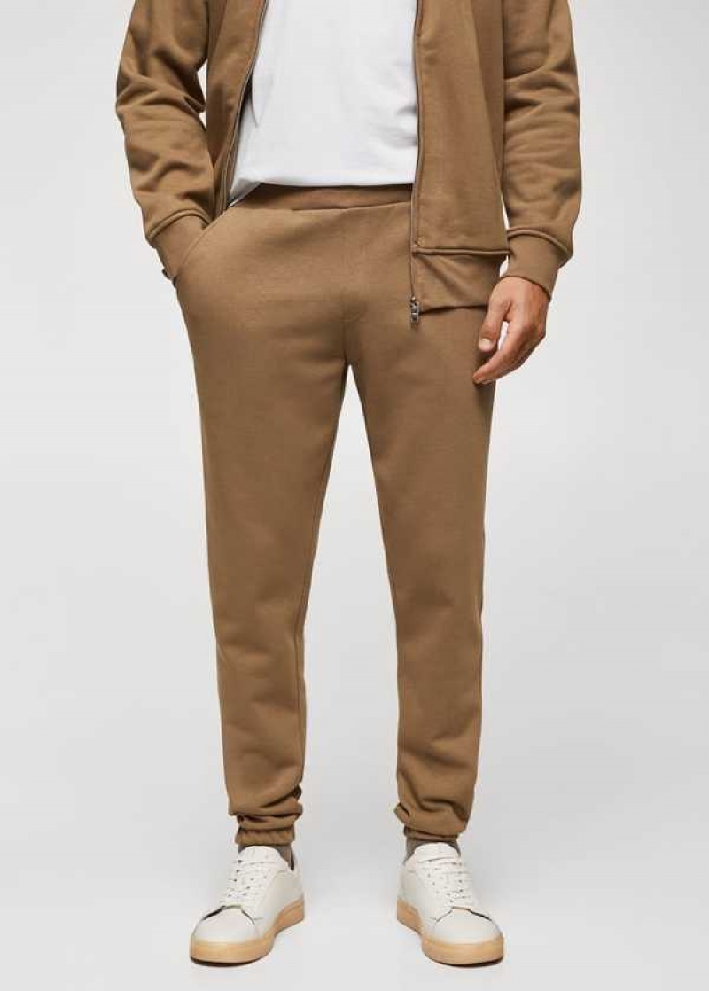 Mango Bavlněné Jogger-style Trousers | MNG-22325