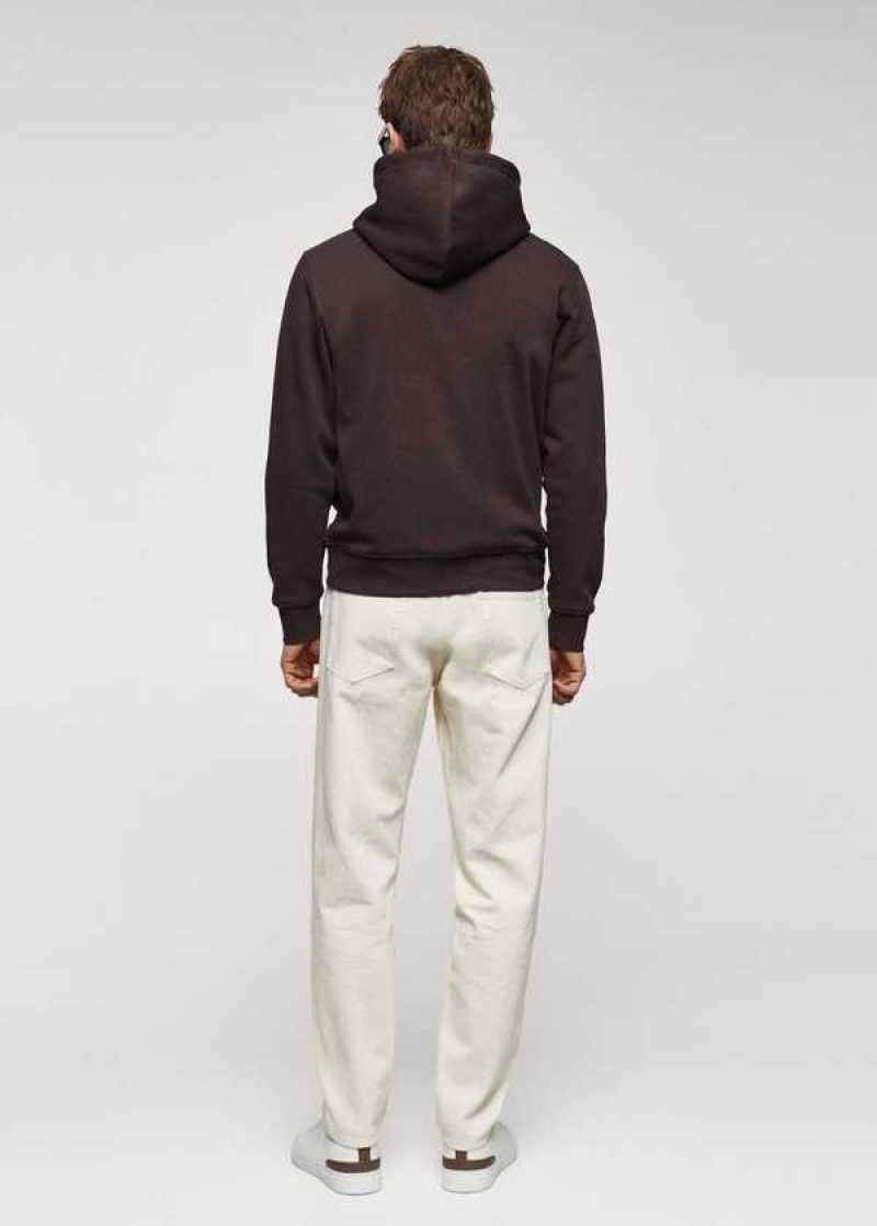 Mango Bavlněné Kangaroo-hooded Sweatshirt | MNG-21831