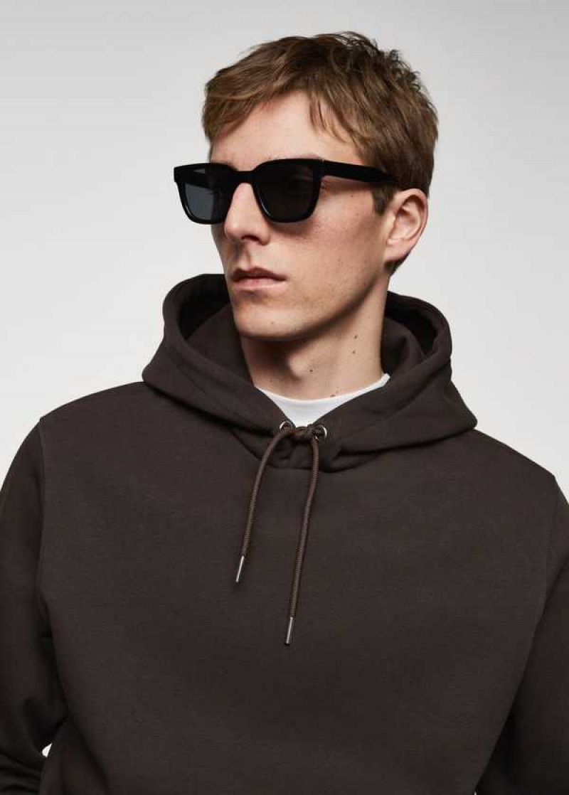 Mango Bavlněné Kangaroo-hooded Sweatshirt | MNG-21831