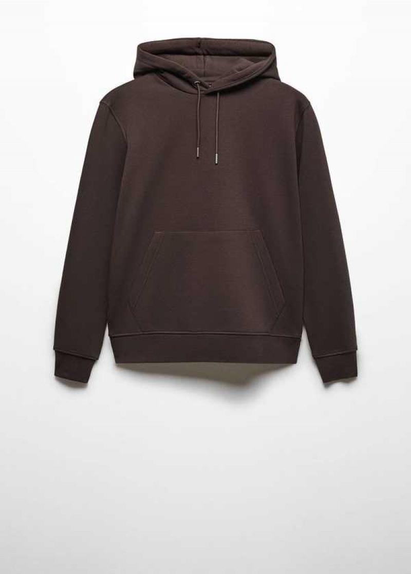 Mango Bavlněné Kangaroo-hooded Sweatshirt | MNG-21831