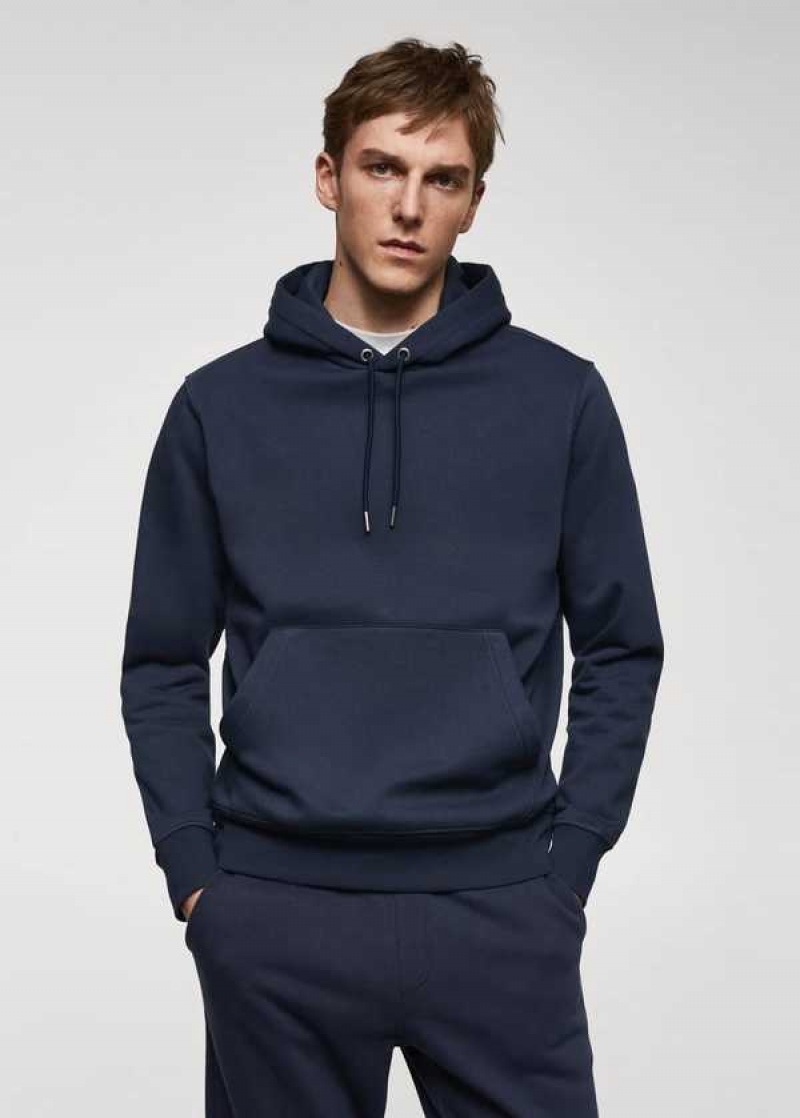 Mango Bavlněné Kangaroo-hooded Sweatshirt | MNG-21829