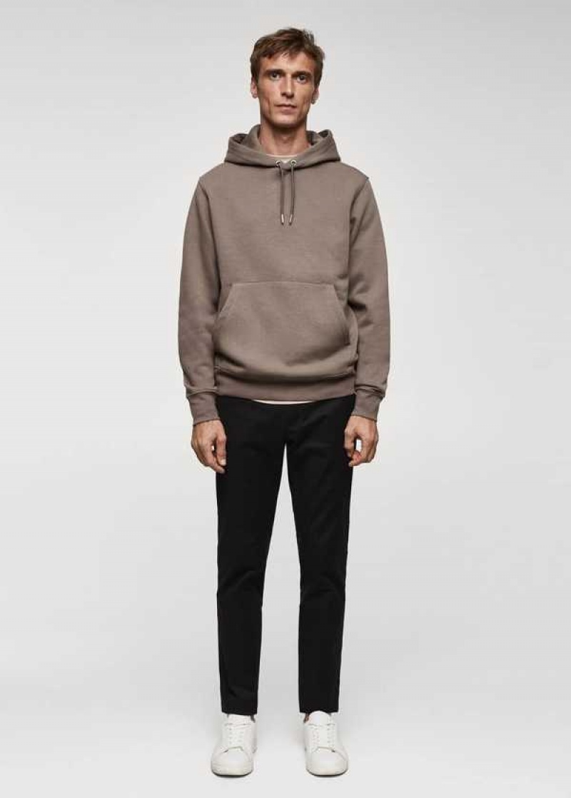 Mango Bavlněné Kangaroo-hooded Sweatshirt | MNG-21826