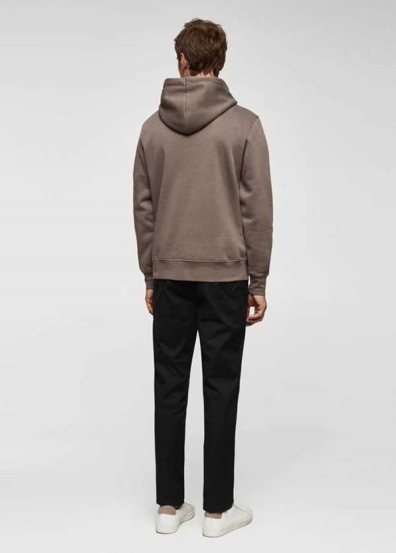 Mango Bavlněné Kangaroo-hooded Sweatshirt | MNG-21826