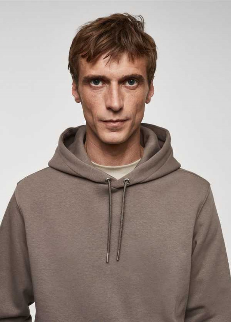 Mango Bavlněné Kangaroo-hooded Sweatshirt | MNG-21826