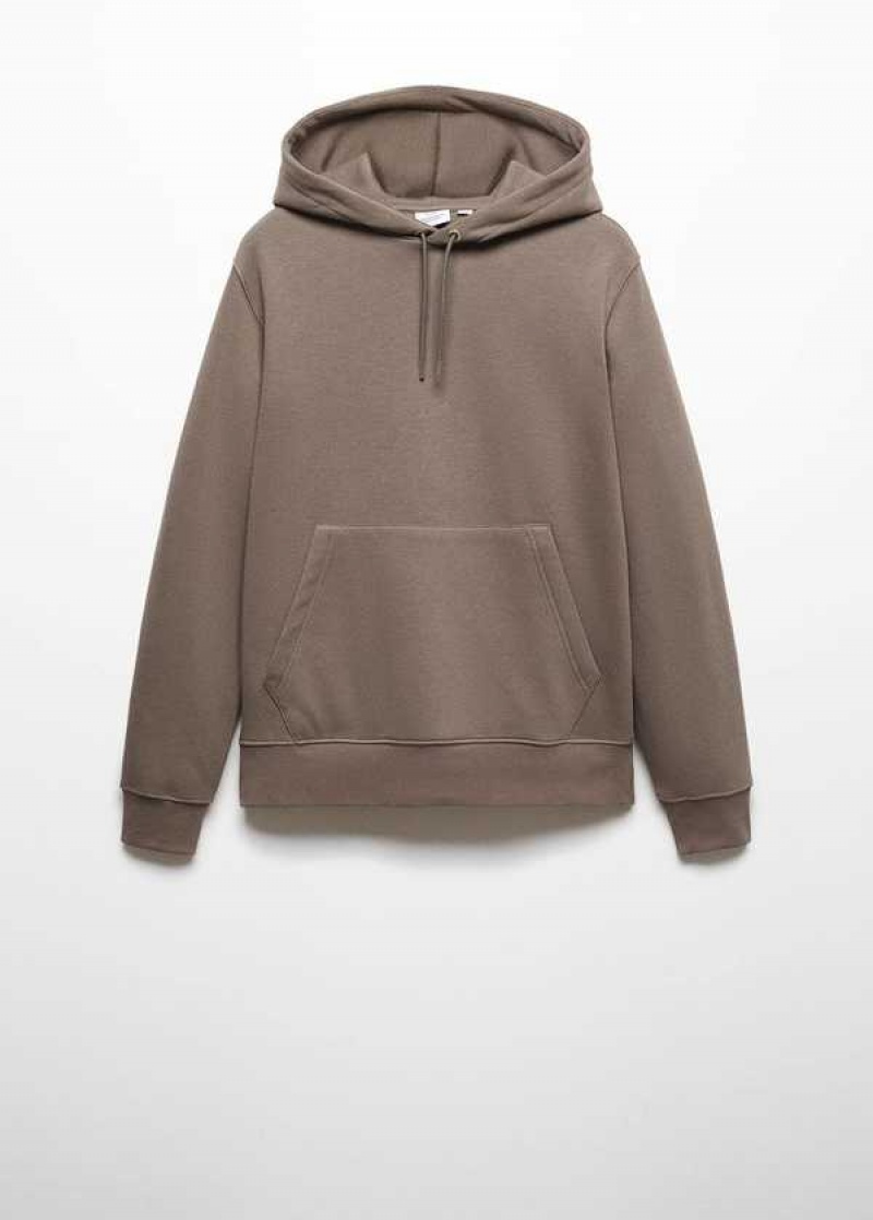 Mango Bavlněné Kangaroo-hooded Sweatshirt | MNG-21826