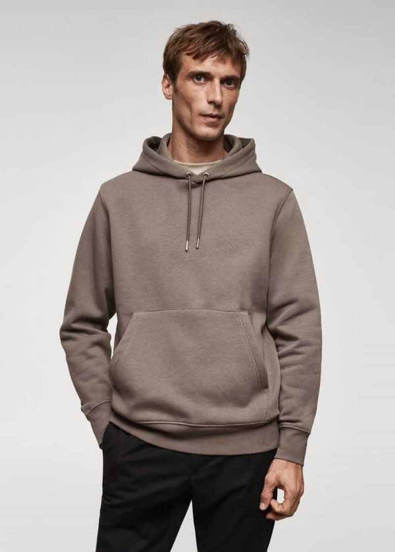 Mango Bavlněné Kangaroo-hooded Sweatshirt | MNG-21826