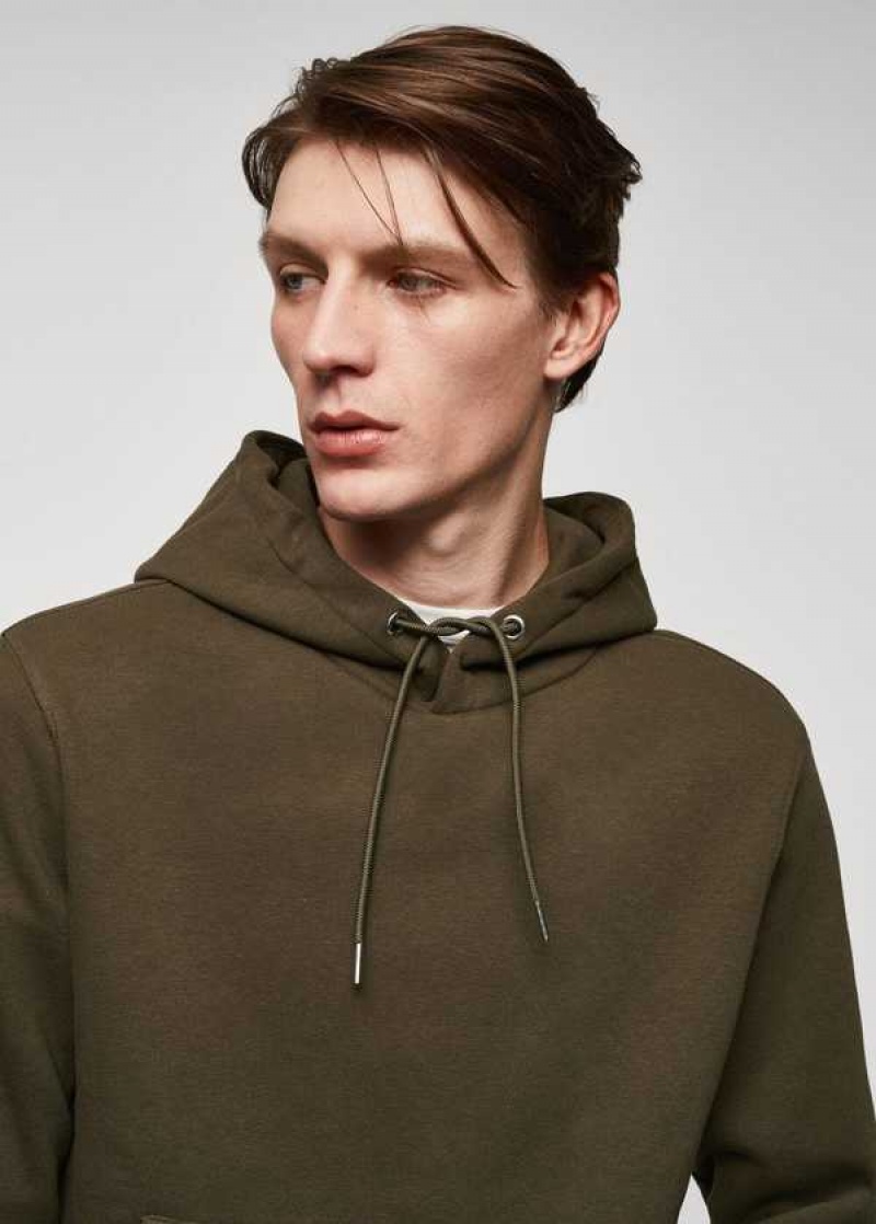 Mango Bavlněné Kangaroo-hooded Sweatshirt | MNG-21793