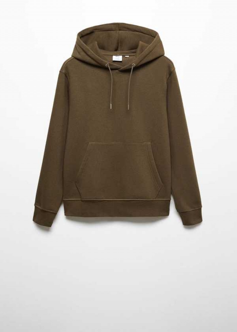 Mango Bavlněné Kangaroo-hooded Sweatshirt | MNG-21793