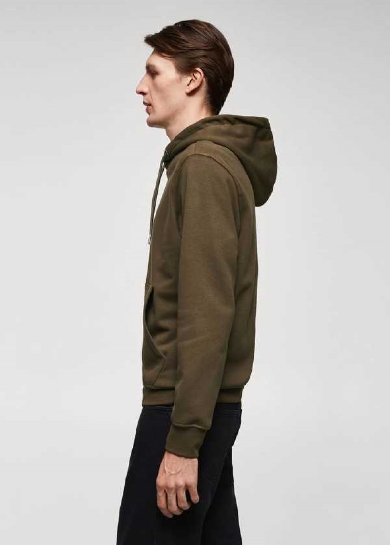 Mango Bavlněné Kangaroo-hooded Sweatshirt | MNG-21793